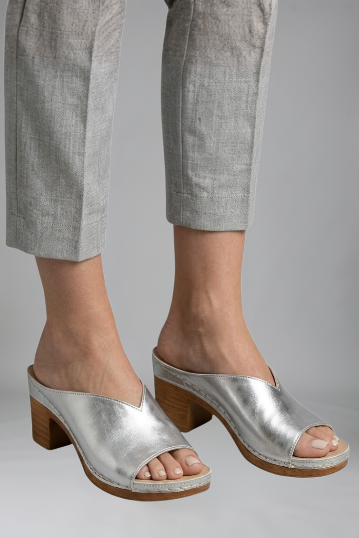 Women's Orthopaedic Sandals with Thick Heels for Summer