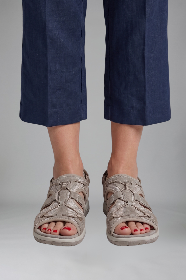 Women's Orthopaedic Sandals with Adjustable Heel Strap for Summer