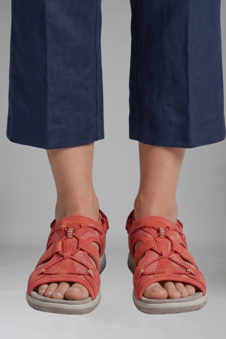 Women's Orthopaedic Sandals with Adjustable Heel Strap for Summer