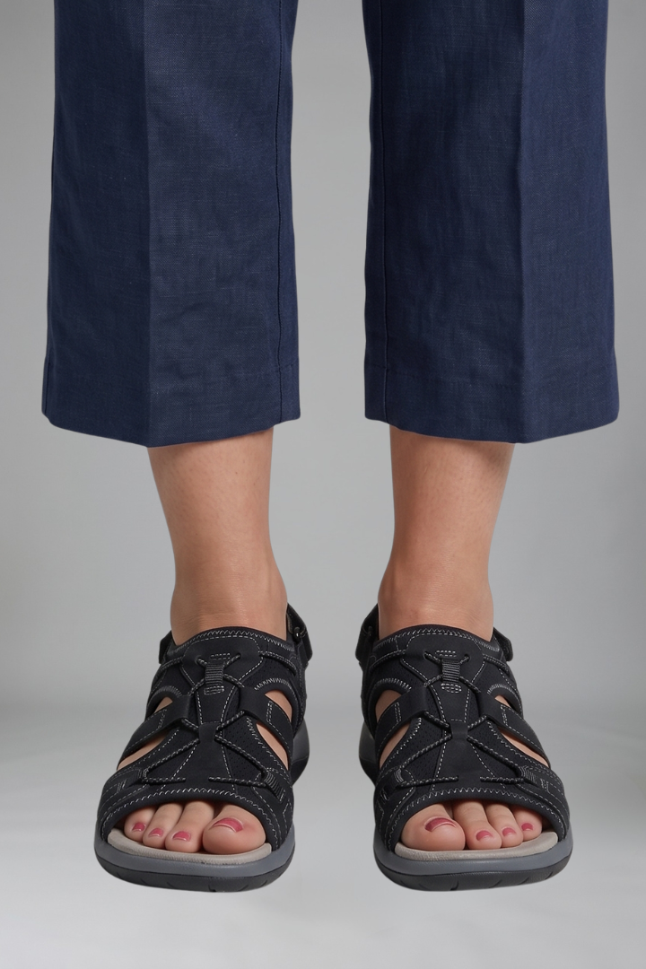 Women's Orthopaedic Sandals with Adjustable Heel Strap for Summer
