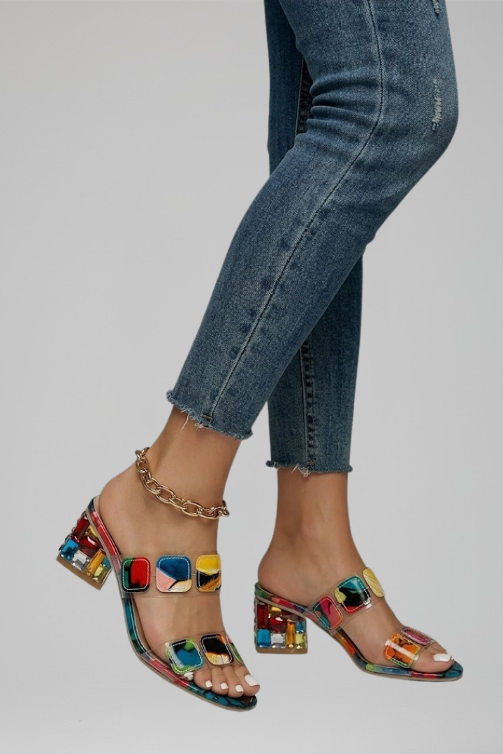 Women's Orthopaedic Sandals with Block Heel for All-Day Comfort
