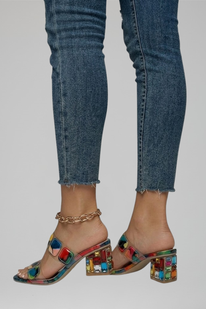 Women's Orthopaedic Sandals with Block Heel for All-Day Comfort