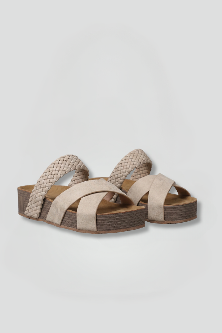 Women's Orthopaedic Sandals with Braided Strap for Summer