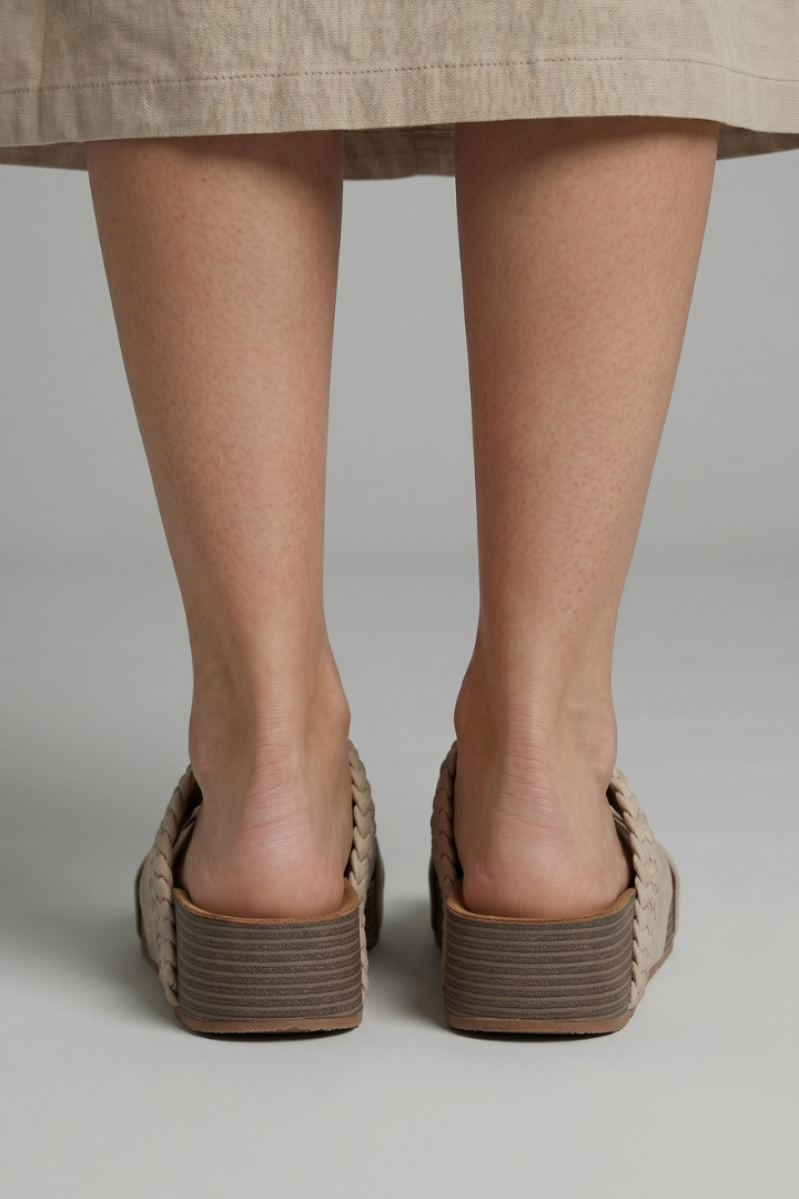 Women's Orthopaedic Sandals with Braided Strap for Summer