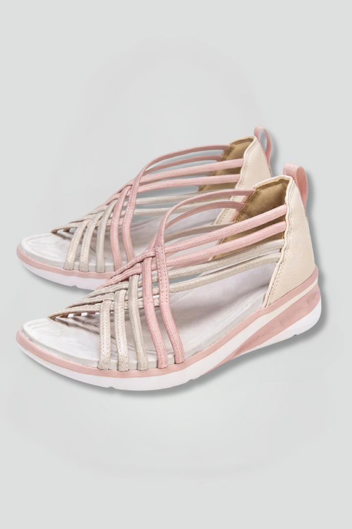 Women's Orthopaedic Sandals with Crisscross Strap Design for Summer