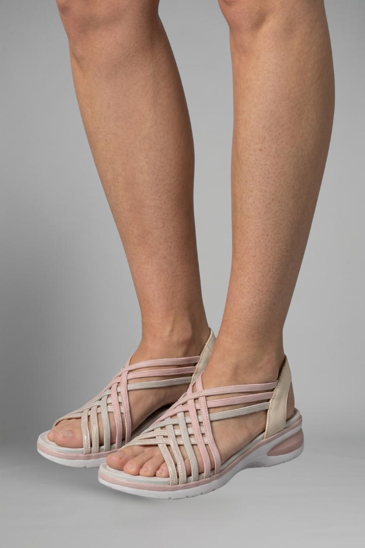Women's Orthopaedic Sandals with Crisscross Strap Design for Summer