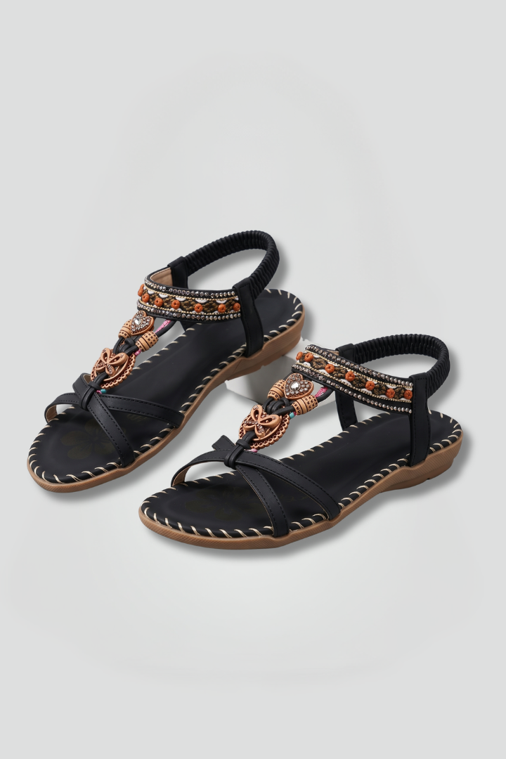 Women's Orthopaedic Sandals with Flat Sole for Summer