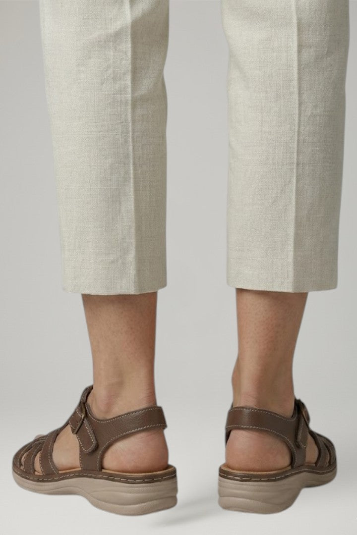 Women's Orthopaedic Sandals with Leather Upper