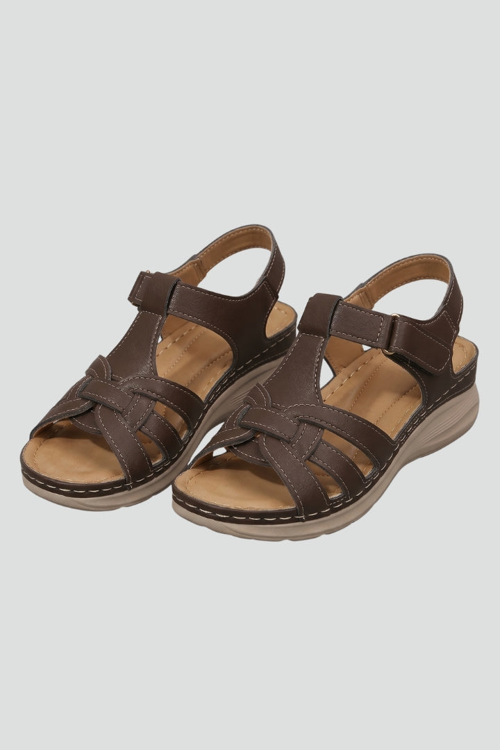 Women's Orthopaedic Sandals with Leather Upper
