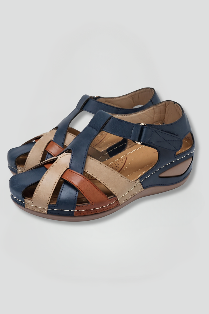 Women's Orthopaedic Sandals with Crisscross Straps for Summer