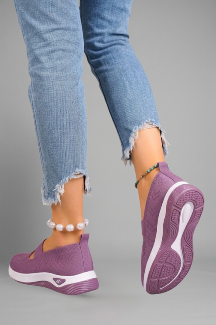 Women's Orthopaedic Shoes with Knitted Upper for Everyday Wear