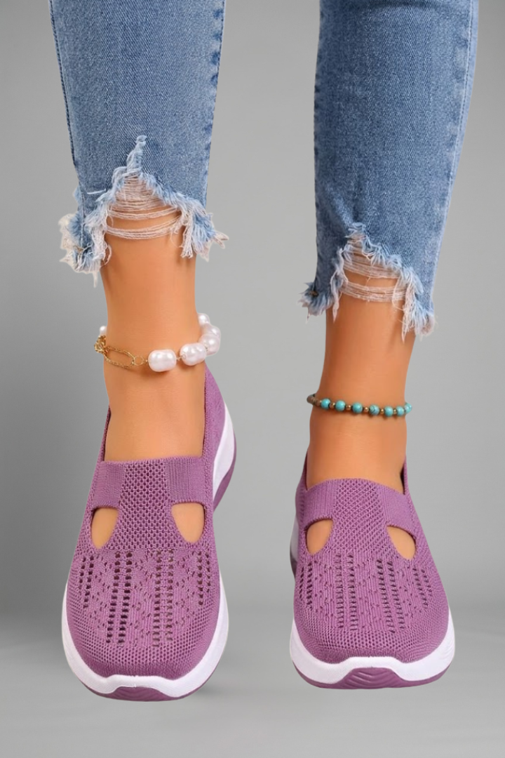 Women's Orthopaedic Shoes with Knitted Upper for Everyday Wear