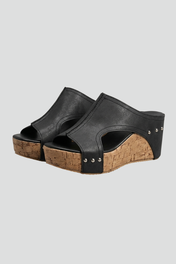 Women's Orthopaedic Wedge Slide Sandals with Wedge Platform for Summer
