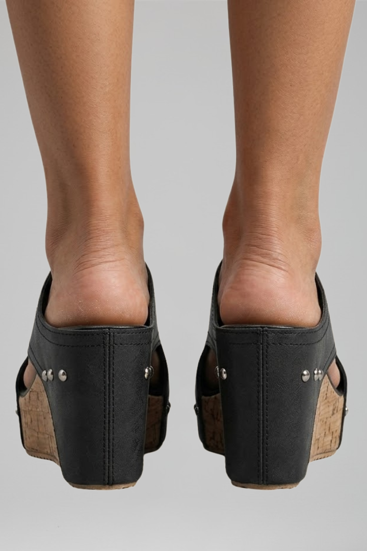 Women's Orthopaedic Wedge Slide Sandals with Wedge Platform for Summer