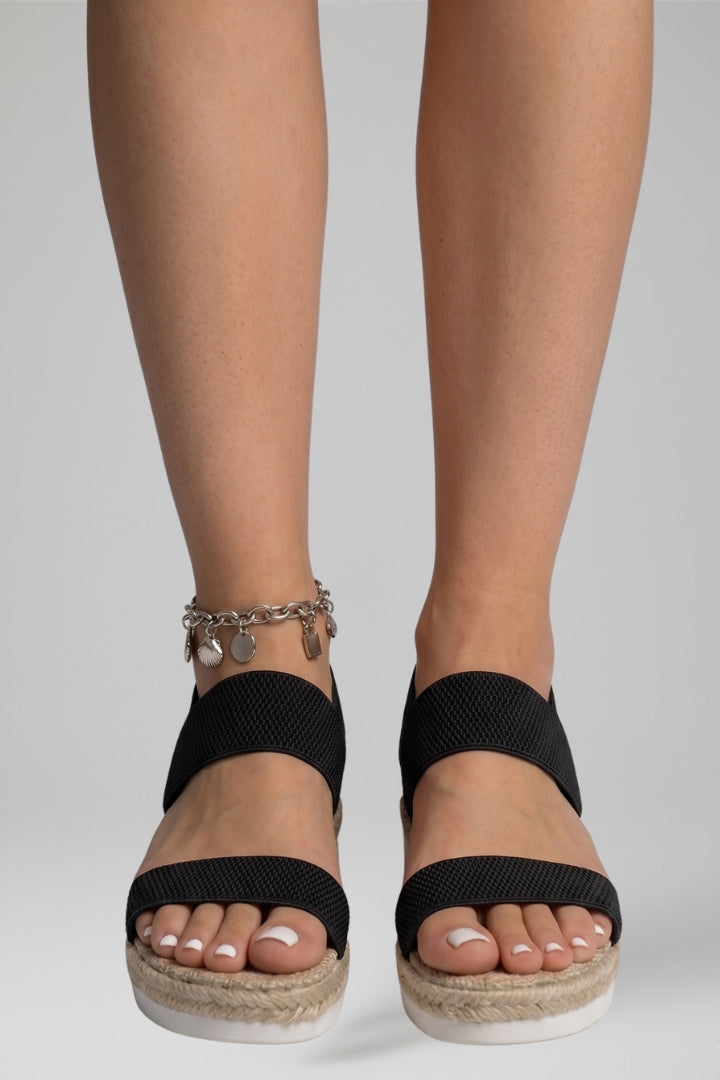 Women's Platform Sandals with Cushioned Insole and Elevated Sole