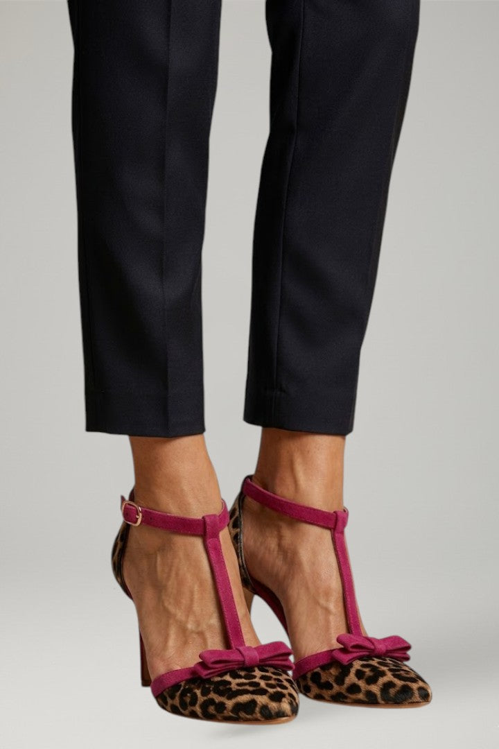 Women's Sandals with Ankle Strap and Stiletto Heel