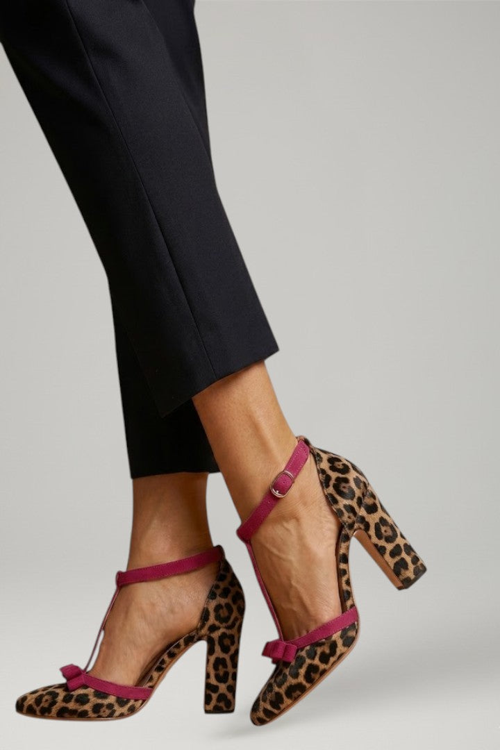 Women's Sandals with Ankle Strap and Stiletto Heel