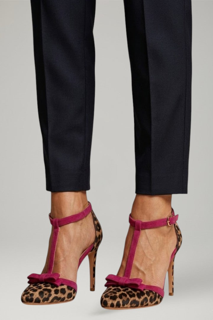 Women's Sandals with Ankle Strap and Stiletto Heel
