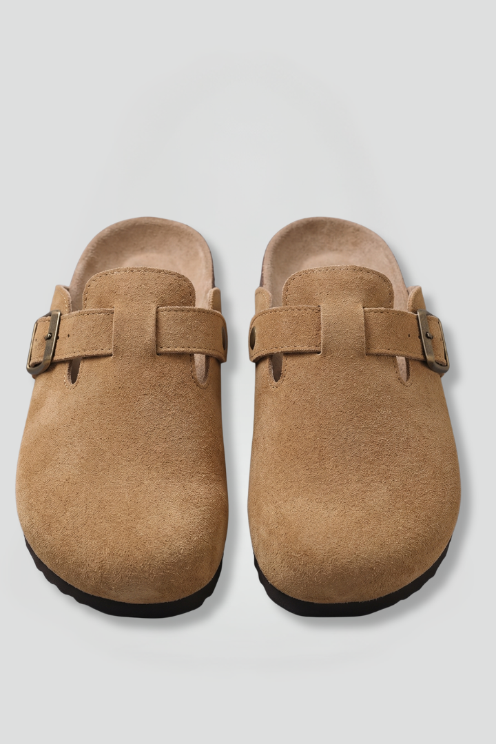 Women's Sandals with Suede Clogs for Everyday Wear