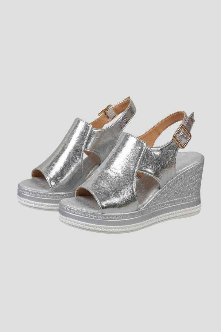 Women's Sandals with Wedge Platform Sole for Summer