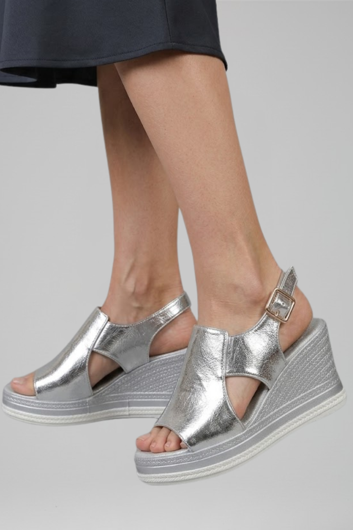 Women's Sandals with Wedge Platform Sole for Summer