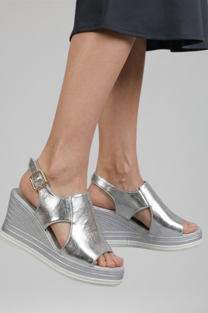 Women's Sandals with Wedge Platform Sole for Summer