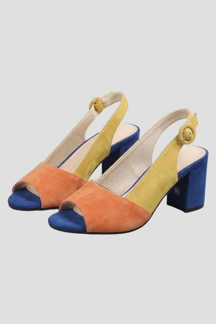 Women's Slingback Sandals with Adjustable Strap