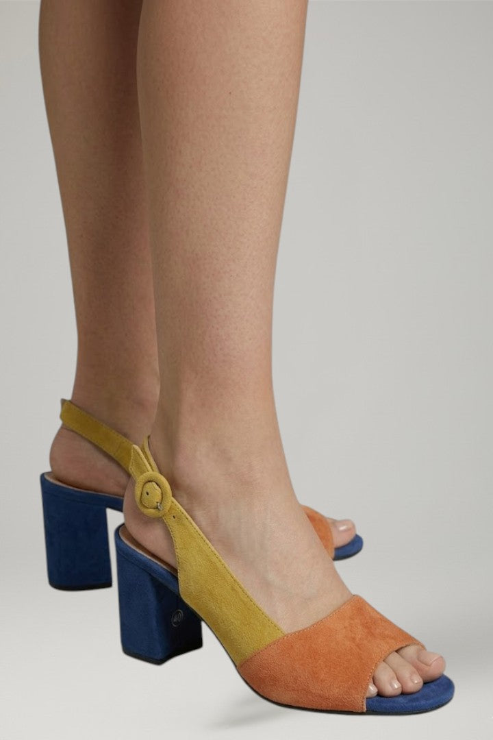 Women's Slingback Sandals with Adjustable Strap