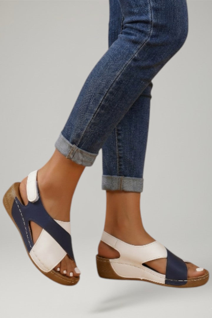 Women's Walking Sandals with Adjustable Straps and Cushioned Insole