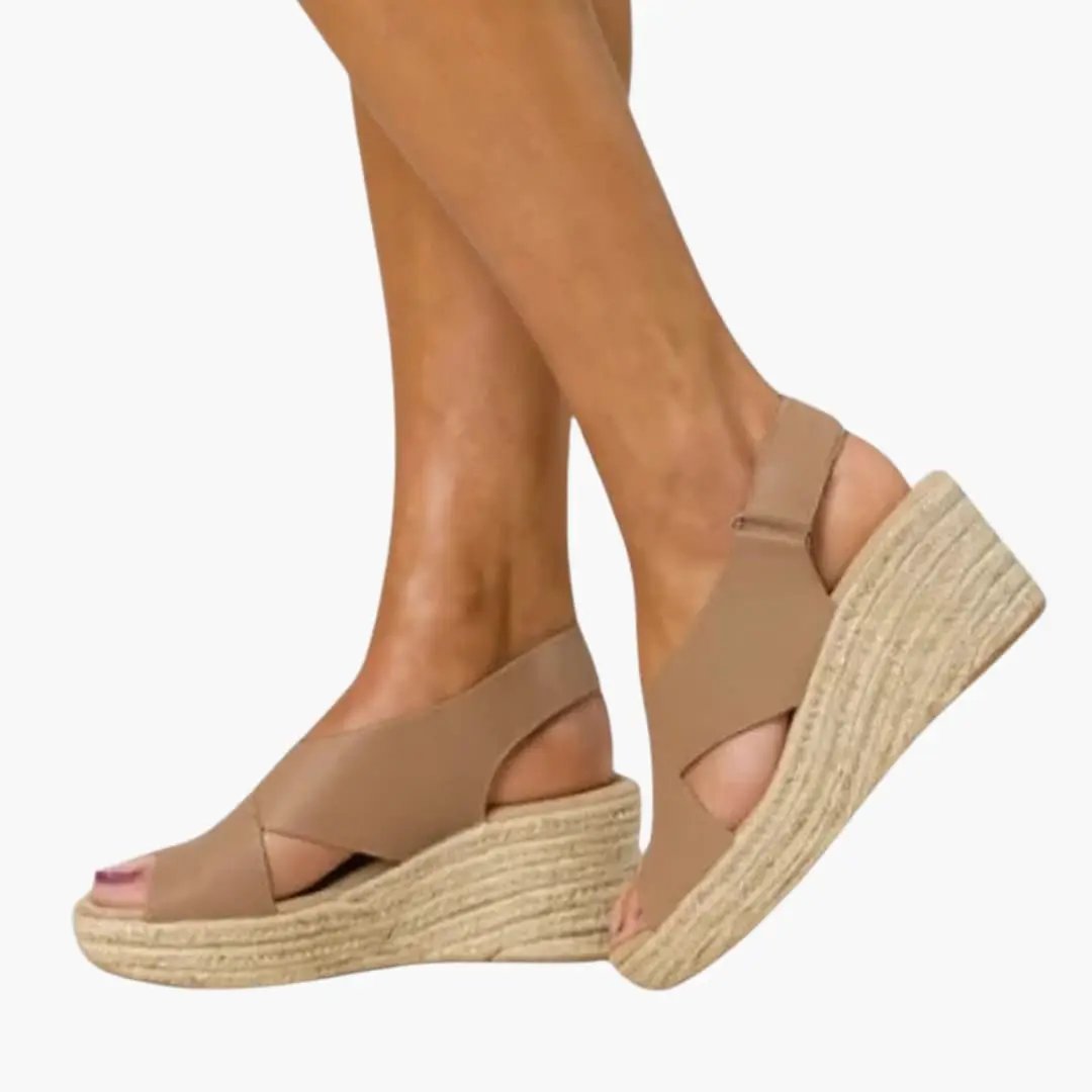 Viviana | Women's Wedge Sandals with Cushioned Insole and Ankle Strap