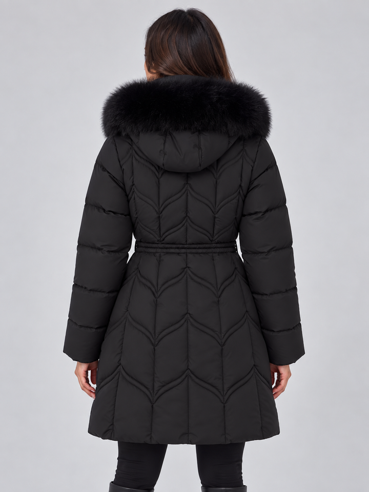 Women’s Faux Fur Hooded Puffer Coat