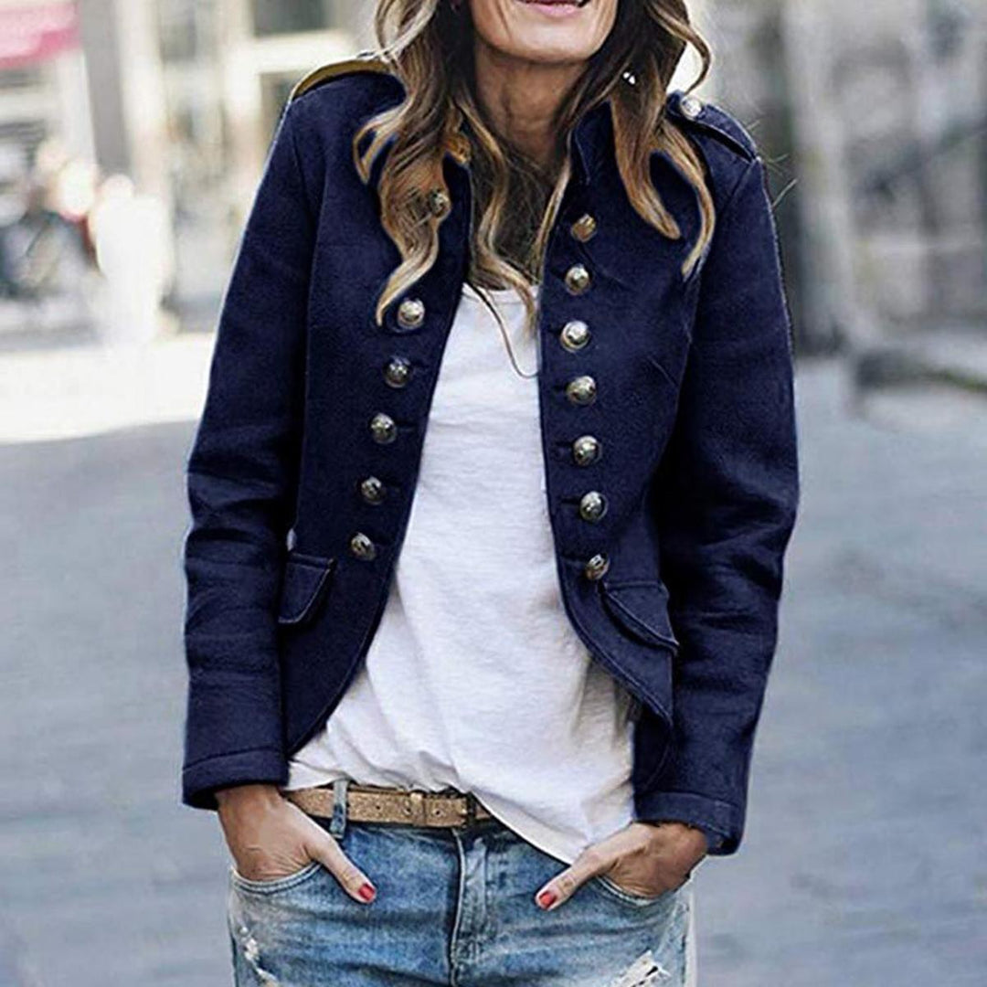 Bettina | Women's Casual Short Jacket with Button Placket in Front