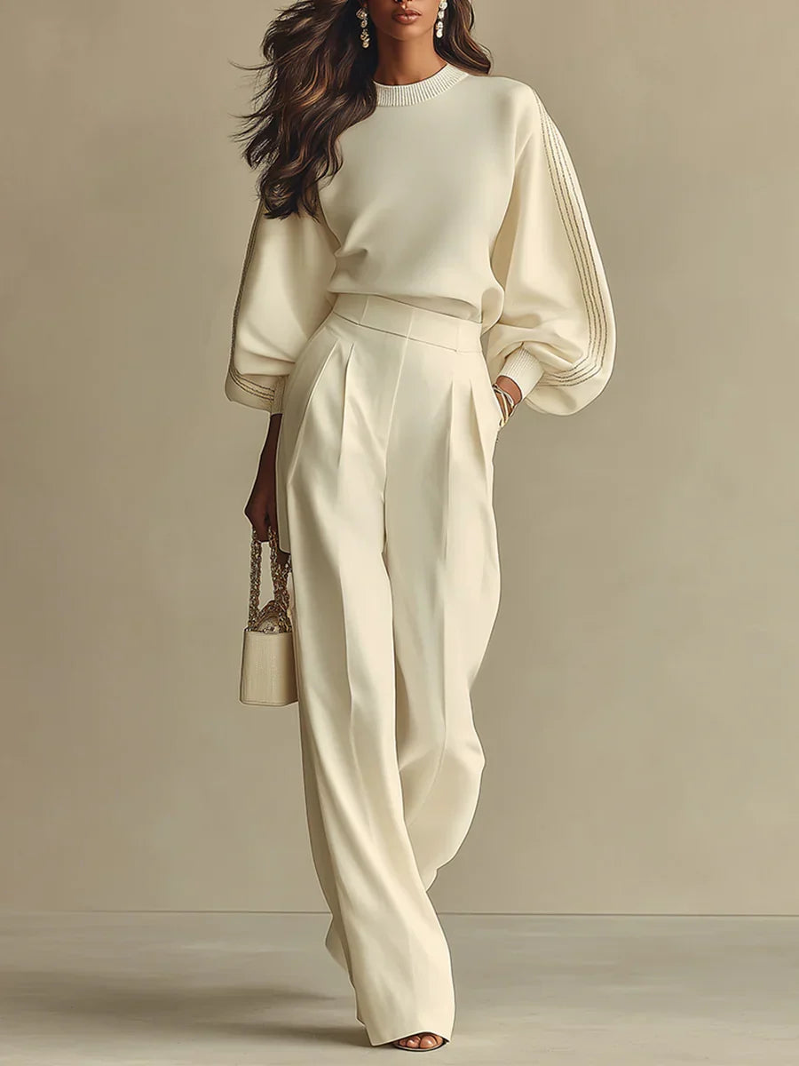Elya Chic Modern Sweater & Pants - Elena Harper