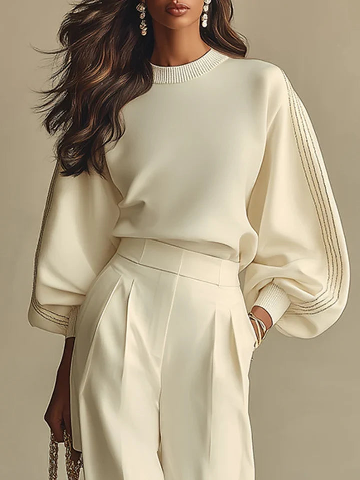 Elya Chic Modern Sweater & Pants, view 2 - Elena Harper