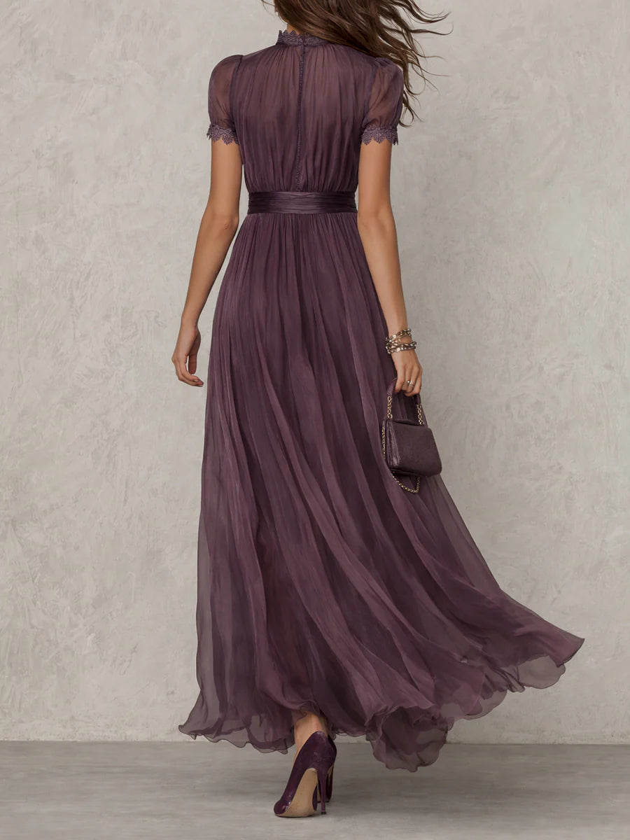 Emma & Rose Cape Town Kelly maxi dress in vibrant yellow, flowing fabric with a stylish, relaxed fit and elegant design.