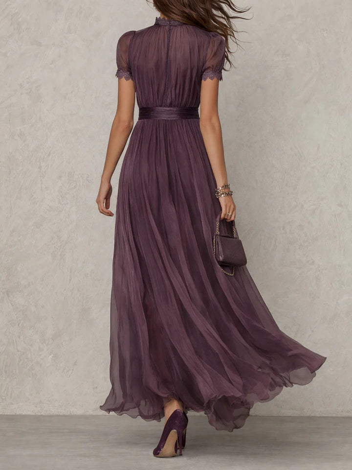 Emma & Rose Cape Town Kelly maxi dress in vibrant yellow, flowing fabric with a stylish, relaxed fit and elegant design.