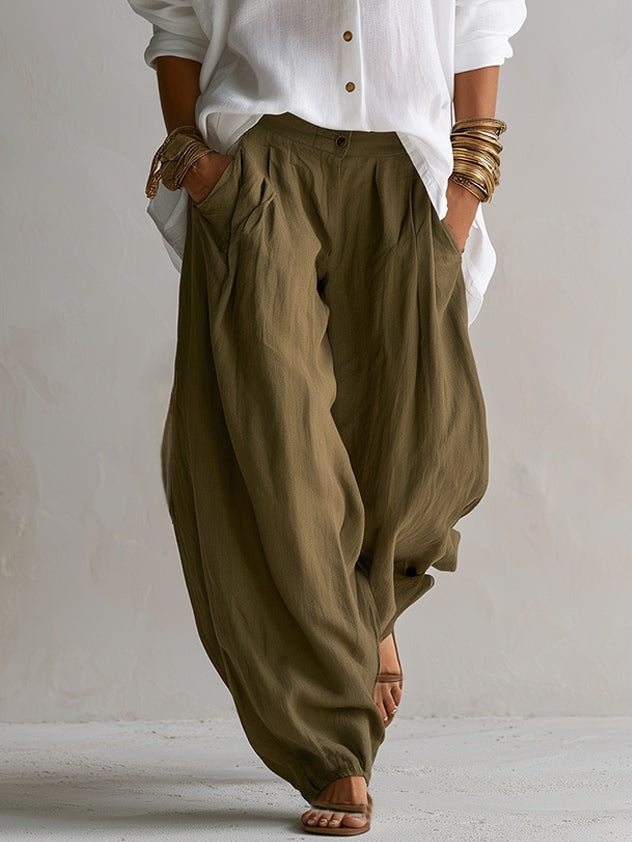 Ada - Sculptural Shirt & Balloon Trousers Set
