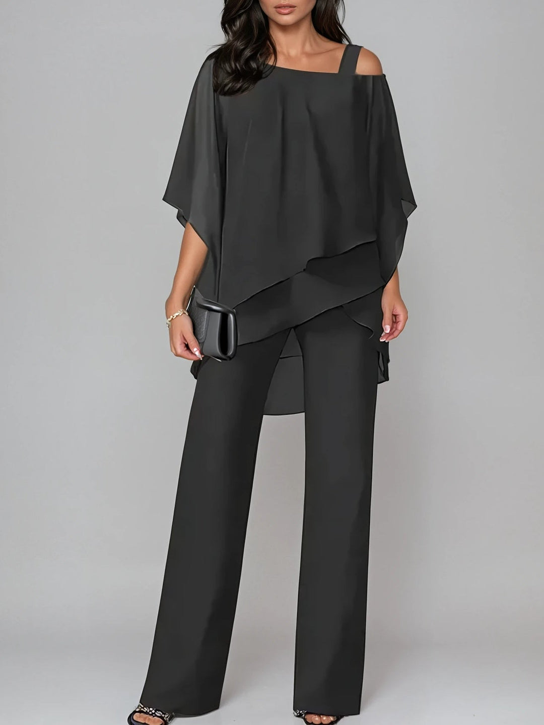 Maren™  |  Off-the-shoulder Irregular Flowing Suit