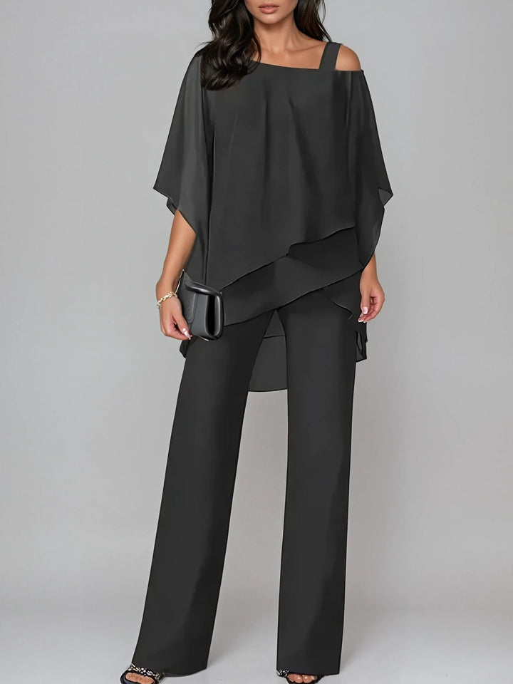 Maren™  |  Off-the-shoulder Irregular Flowing Suit