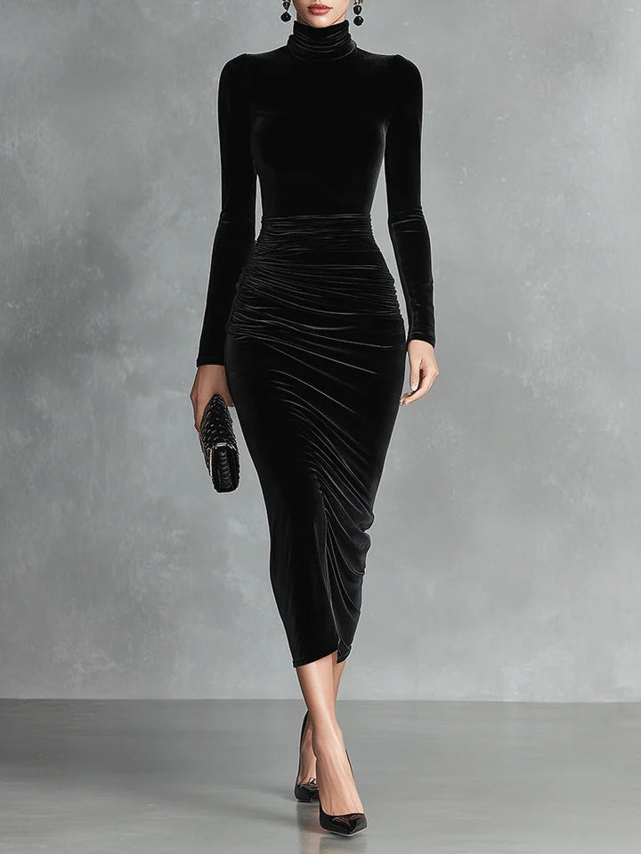 Neris™ | Stylish Evening Dress with Long Sleeves