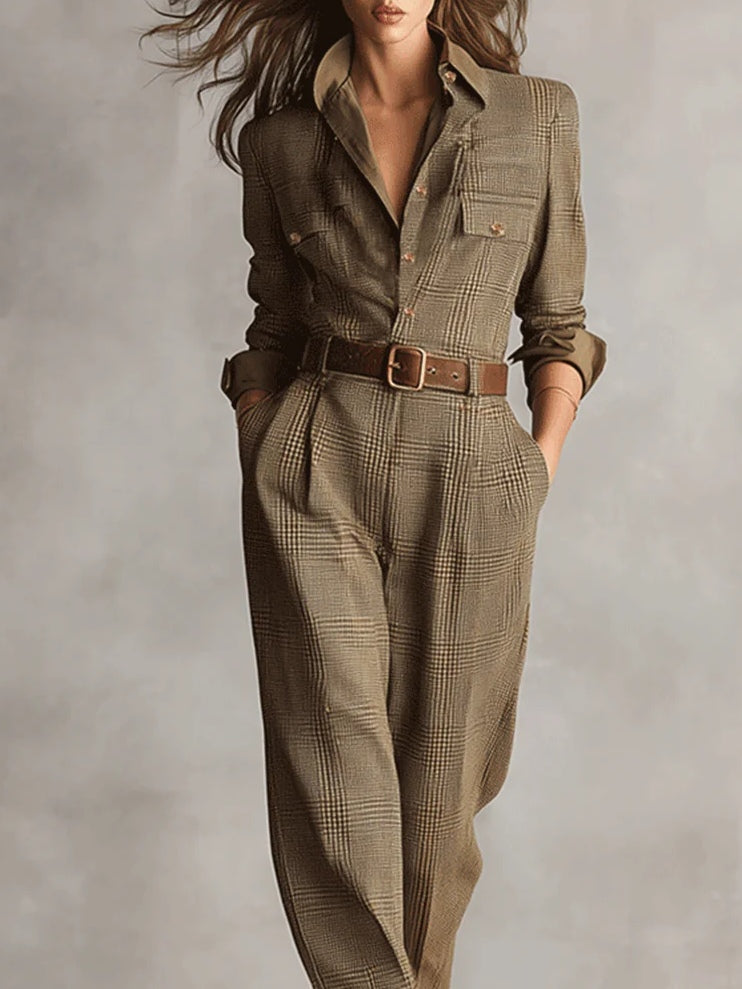 Eryn Modern Tailored Jumpsuit, view 2 - Elena Harper
