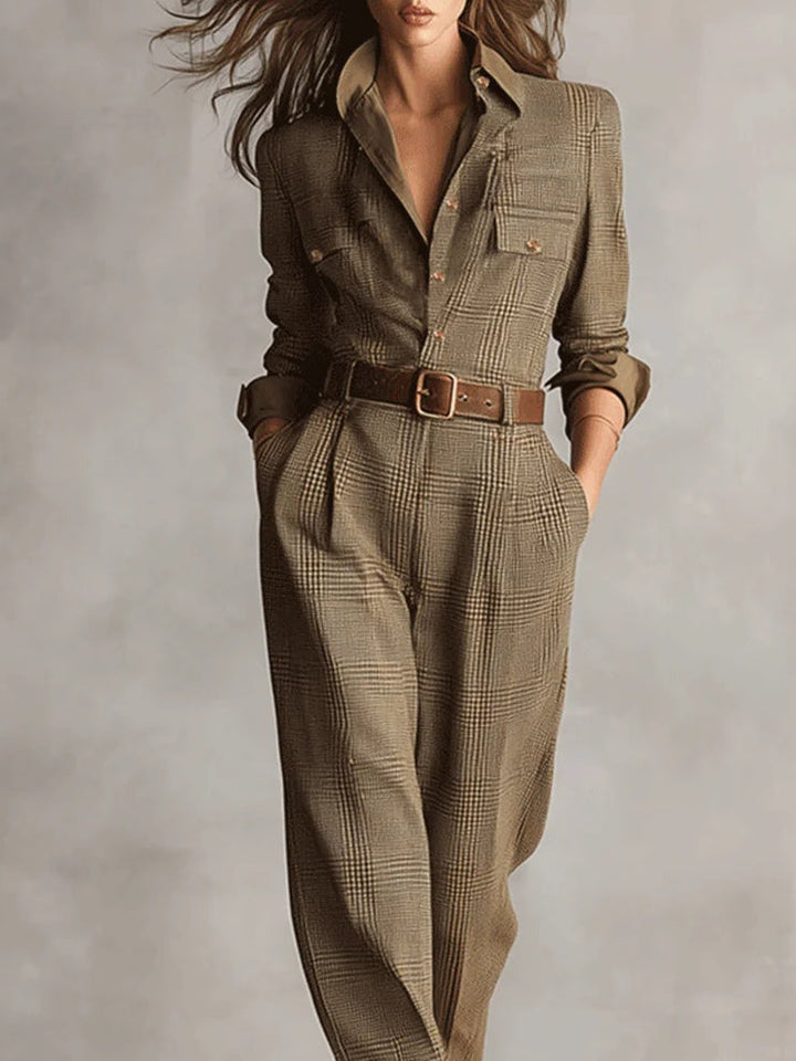 Eryn Modern Tailored Jumpsuit, view 2 - Elena Harper
