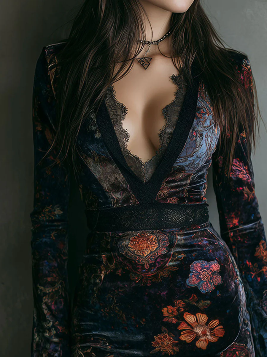 Berta | Mini Floral Dress