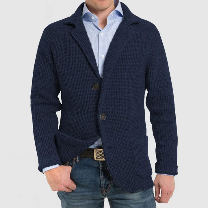 Elegant Men's Cardigan for Business and Leisure