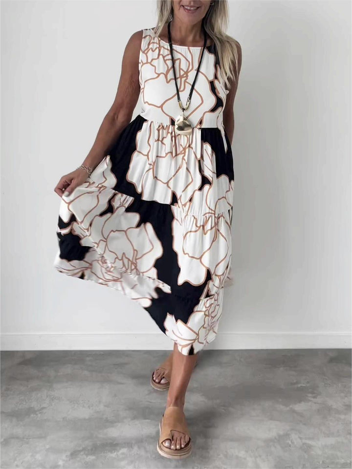 Teresa™  |  Elegant Dress Floral Print