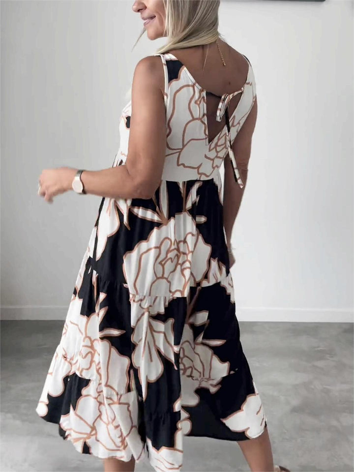 Teresa™  |  Elegant Dress Floral Print