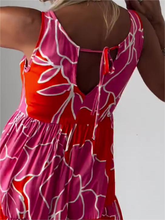 Teresa™  |  Elegant Dress Floral Print