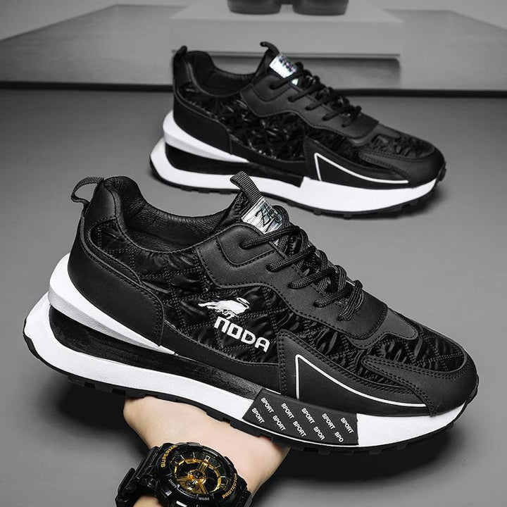 Men's Chunky Platform Lace-Up Sneakers for Elevated Style