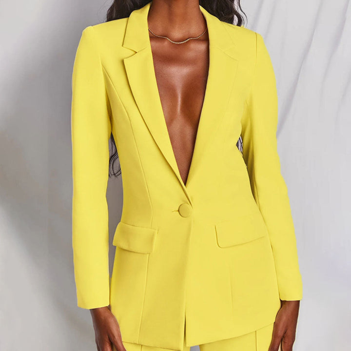 CHIC – Two-Piece Blazer and Pants Set for Women