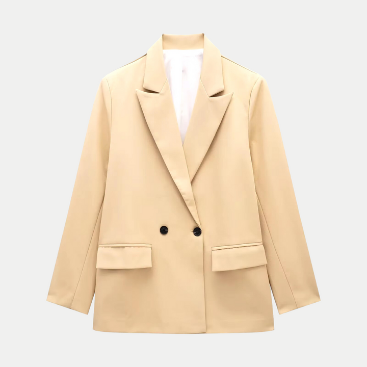 Elegant and Modern Women's Double-Breasted Blazer